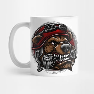 biker bear Mug
